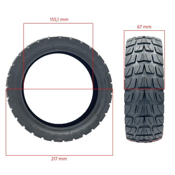 Rueda cubierta 8,5x3-6,1 Tubetype Offroad