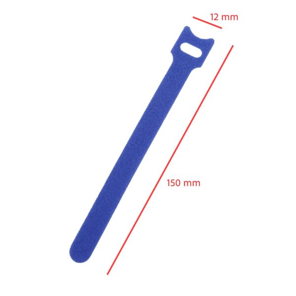 Bridas de Nylon, Organizador de Cables (Pack de 10 Unidades) AZUL 150mm